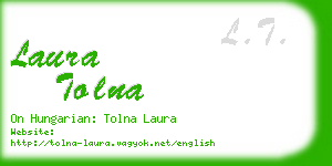 laura tolna business card